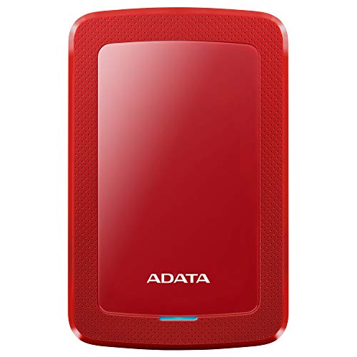 【柏倉庫:1155】ADATA HV300 外付け ポータブル HDD 2TB AHV300-2TU31-CRD レッド