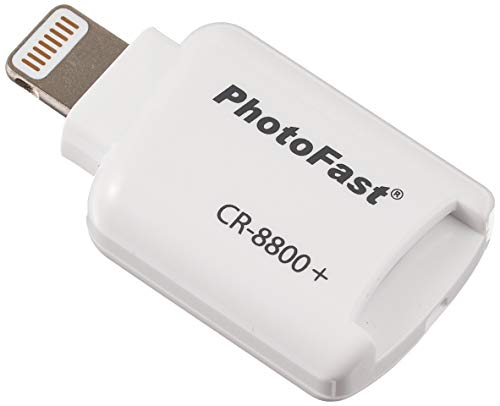 【有明倉庫:1177】フォトファースト PHOTO FAST iOS 対応 microSD カードリーダー PhotoFast Cardreader CR-8800+