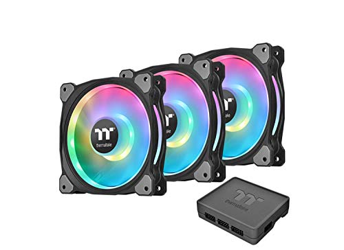 【城北SC:1295】Thermaltake Riing Duo PLUS 12 RGB Radiator Fan TT PE -3Pack- PCケースファン 12cm FN1288 CL-F073-PL12SW-A