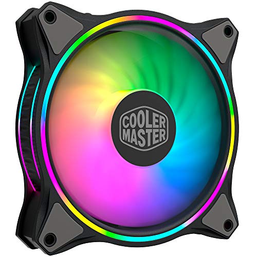 【城北SC:1301】Cooler Master MasterFan MF120 Halo PCケースファン RGB搭載 シングルファン デュアルループ MFL-B2DN-18NPA-R1 FN1367