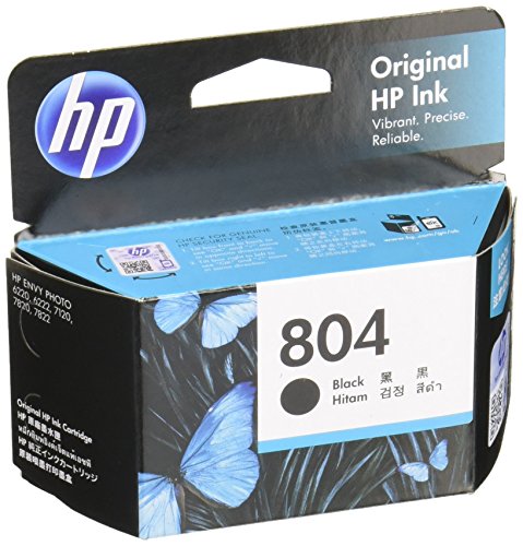 【城北SC:1487】HP 804 インクカートリッジ 黒/T6N10AA