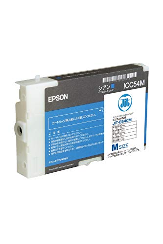 【有明倉庫:1507】ジット 日本製 プリンター本体保証 エプソン(EPSON)対応 リサイクル インクカートリッジ ICC54M シアン対応 JIT-E54