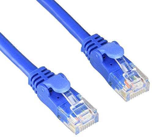 【有明倉庫:1705】エレコム LANケーブル CAT6A 1m 爪折れ防止コネクタ やわらか ブルー LD-GPAYC/BU1