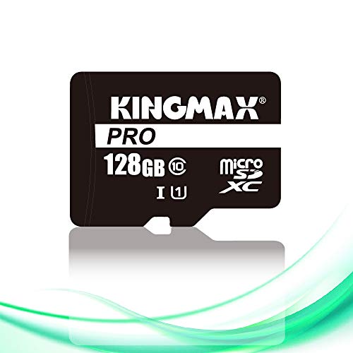 【有明倉庫:1927】KINGMAX microSDXCカード 128GB Class10 UHS-I 対応 SD変換アダプター付属 スマホ カメラ タブレッドPC パソコン 等 対応 KM