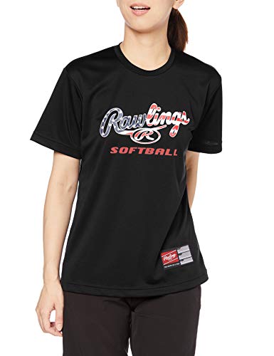 【有明倉庫:2293】ローリングス(Rawlings) 野球用 ソフトボール ウィメンズ 女性用 レディース プレーヤーSOFTBALL ASTW10F01 Ｔシャツ