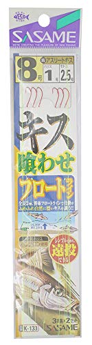 【柏倉庫:2625】ささめ針(SASAME) K-133 キス喰わせフロートライン 8号