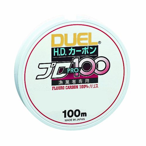 【城北SC:2681】DUEL(デュエル) フロロライン 7号 HDカーボンプロ100S 7号 クリアー H1201