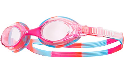 【城北SC:3311】TYR(ティア) スイミングゴーグル KID'STIE DYE SWIM GOGGLES LGSWTD ピンク(667) FREE