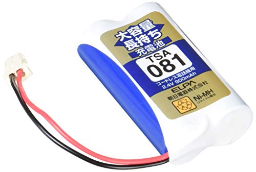 【城北SC:3527】ELPA エルパ 子機用 大容量長持ち充電池 TSA-081