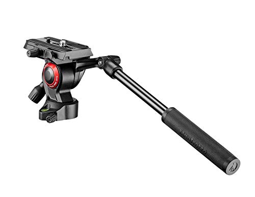 【柏倉庫:3789】Manfrotto 雲台 小型フルードビデオ雲台 40mm フラットベース MVH400AH