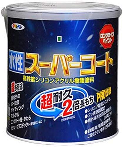 【城北SC:5561】アサヒペン ペンキ 水性スーパーコート 水性多用途 新茶 1.6L