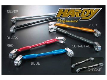 【柏倉庫:5961】ハーディー(HARDY) EZアタッチハンドルブレース MED ブラック HH07B