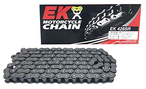 【城北SC:6083】EK(イーケー) 強化ノンシールチェーン 428SR スチール 150L