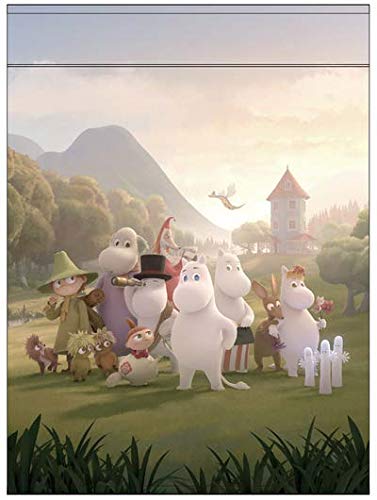 【柏倉庫:939】丸眞 ハーフケット MOOMIN ムーミン 85×115cm ムーミン谷のなかまたち 綿100% 1405021300